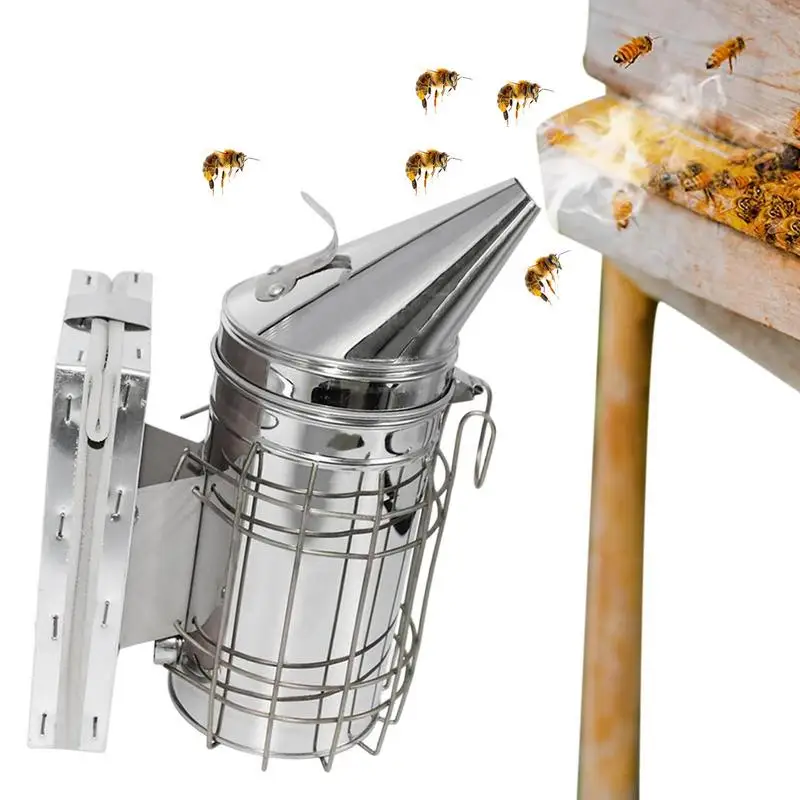 

Защита от пыли, пчелиный улей, оцинкованный железная коптильня, простая эксплуатация, стартер для пчелиного улей, аксессуары для курения, об...