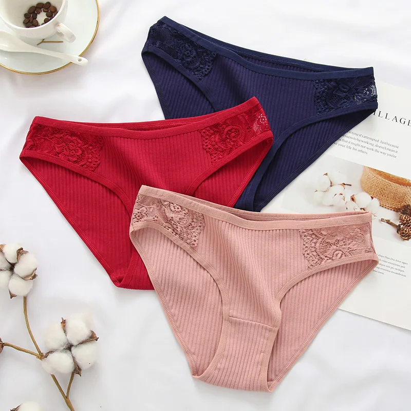 

Women's Soft Close to the body Lingerie Panty Underwear Women Solid ColorBriefs Sexy Panties Female Underpants Panty 1PCS/Set