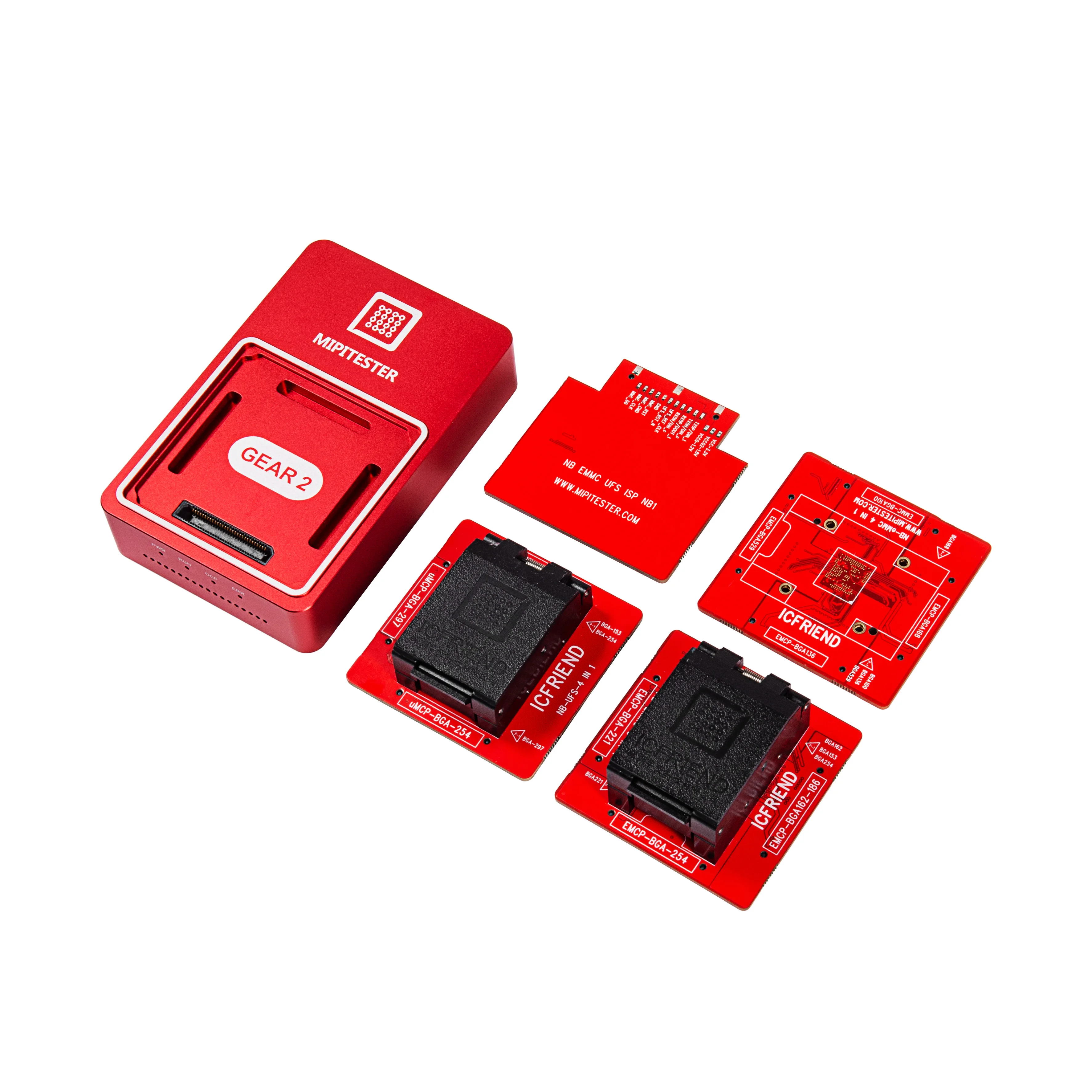 Приставка-тестер MiPitester G2 GEAR 2(A) + UFS BGA153 254 297 LPDDR 13 в 1