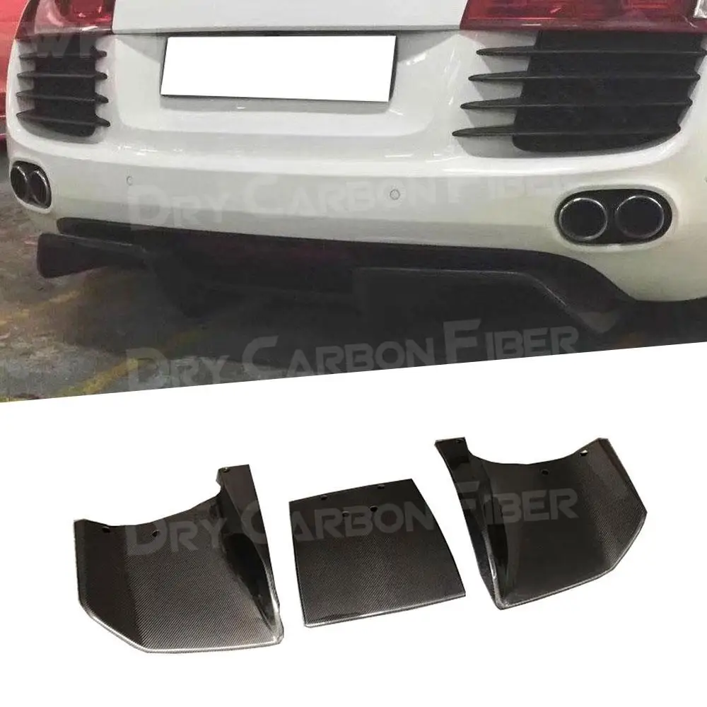 Задний диффузор из углеродного волокна/FRP спойлер для Audi R8 V8 V10 2013-2016 FRP защитная
