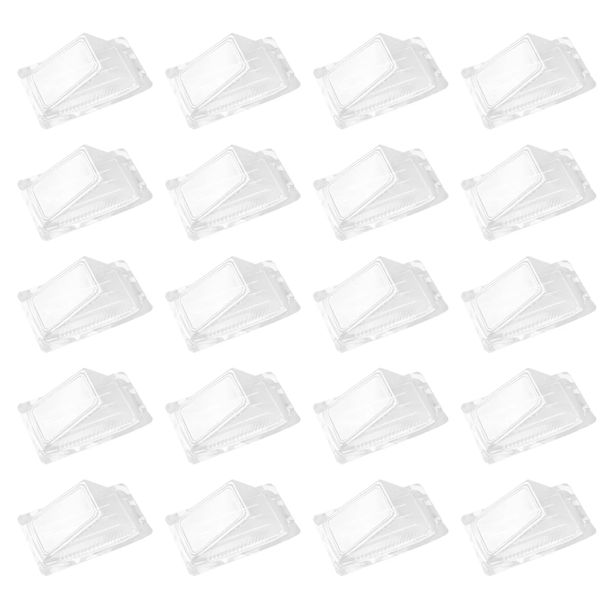 

Box Sandwich Container Caketriangle Dessertcontainers Slice Holder Clear Take Out Piedisposable Boxes Cheesecakefood Lid Cupcake