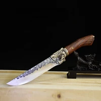 hand forged butcher knife boning knife sharp fruit knife ghost hand made retro kitchen knife household small knife