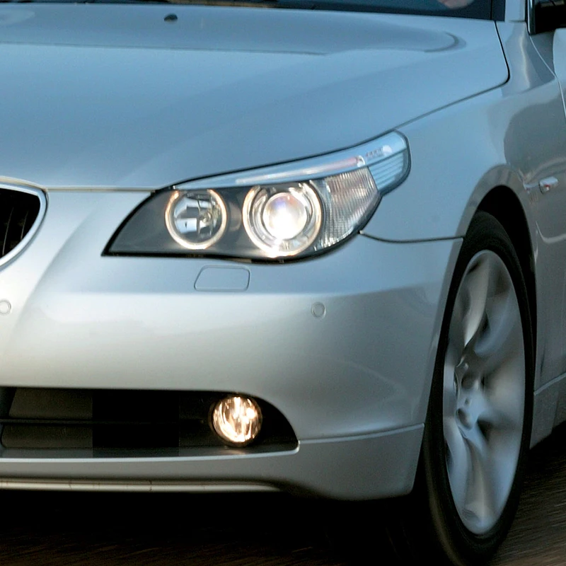 Налобный бампер для автомобильной фары прозрачная крышка объектива Чехол BMW E60 E61