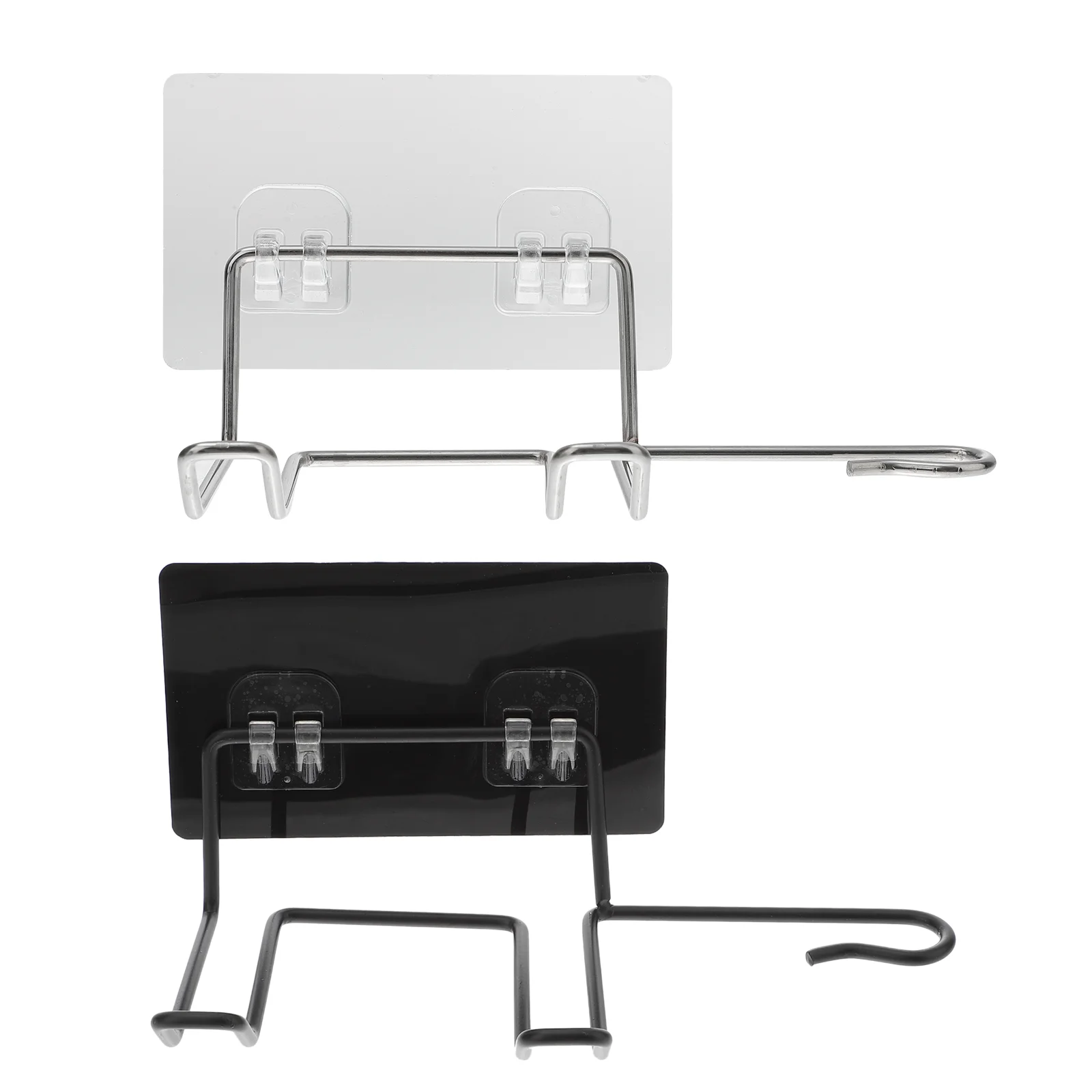

Hair Dryer Tool Organizer Rack Hanging Styling Wall Blow Hanger Appliance Metal Shelves Caddy Blower Holder