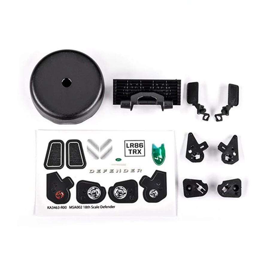 

Spare tire cover trim 9712 is applicable to 1:18 TRX4M RC remote control car upgrade accessories