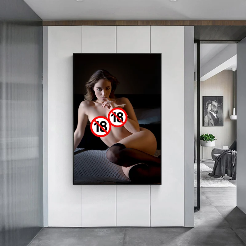 Портретная девушка без цензуры Teagan Presley плакат ню настенное Искусство Печать на