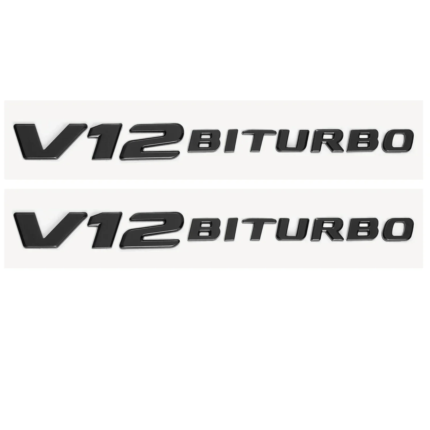 Эмблема с буквами для Mercedes Benz AMG V12BITURBO V8 BITURBO 4MATIC + наклейка логотипом на крыло хром