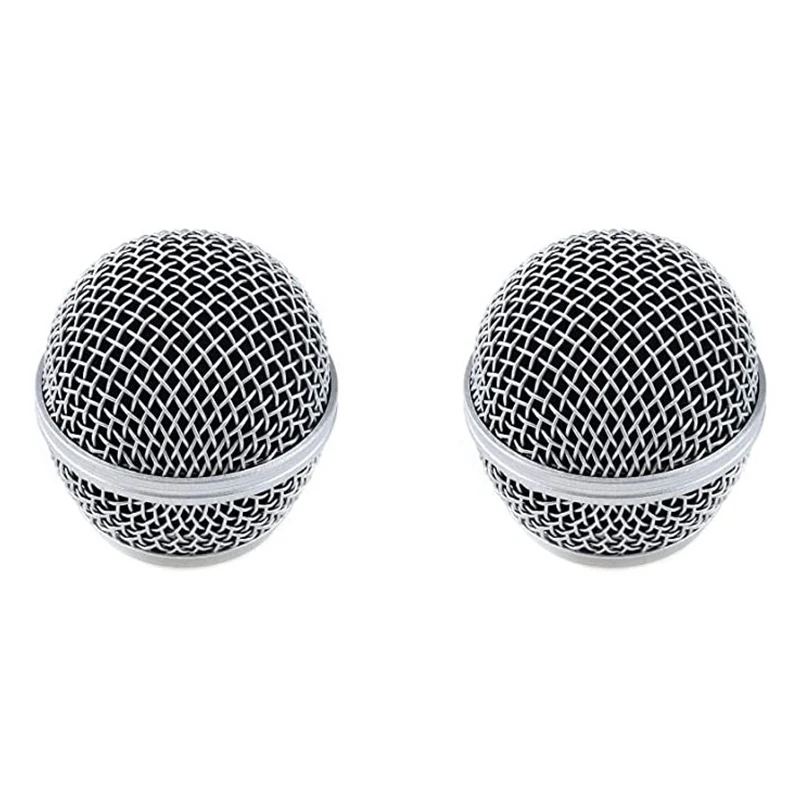 

1pc Replacement Steel Mesh Microphone Grill Head Microphone Grille Replacement Head DIY Parts Accessory