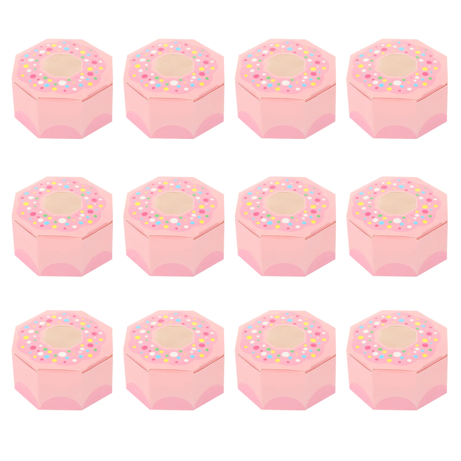 

Boxes Box Wedding Cookie Party Favor Gift Paper Donut Treat Candy Decorations Windowkraft Smallbakery Birthday Packaging Cake