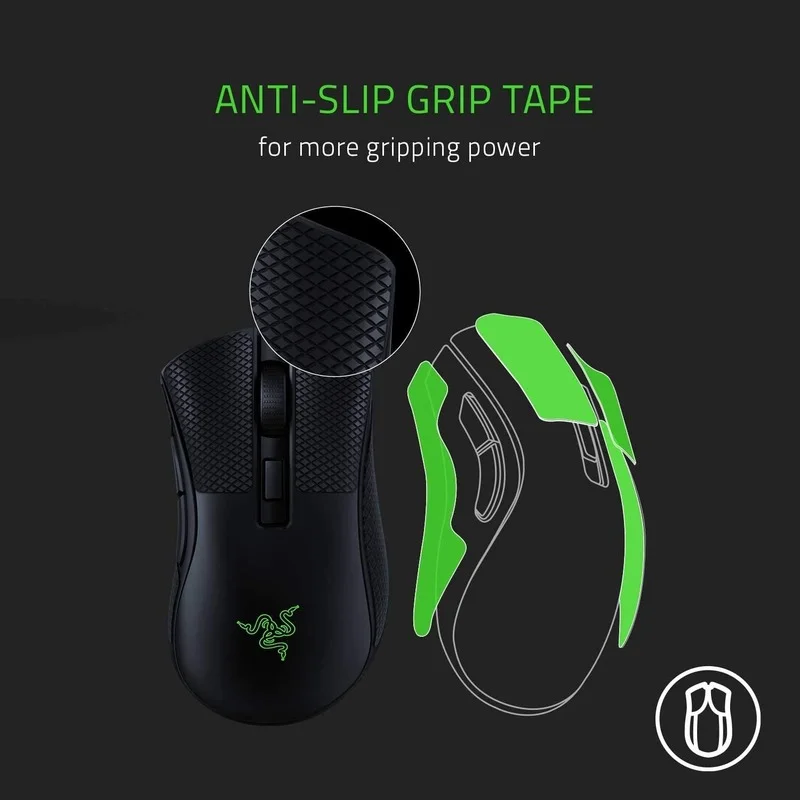Игровая мини-мышь Razer DeathAdder v2 8500K DPI оптический датчик легкий дизайн хромакей RGB