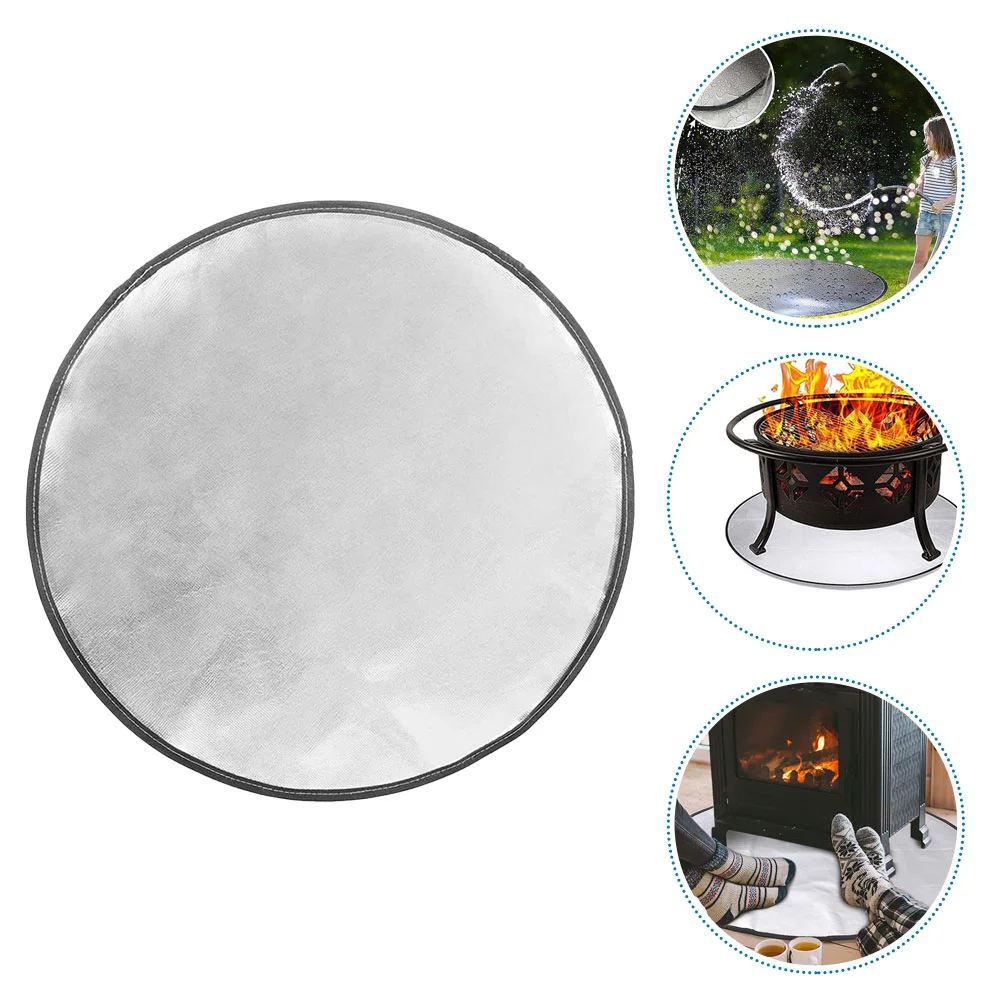 

Portable Deck 36 Inch Round Fire Pit Pad Portable Fire Pit Fire Mat Fire Pit Ring Proof Mat Fire Pit