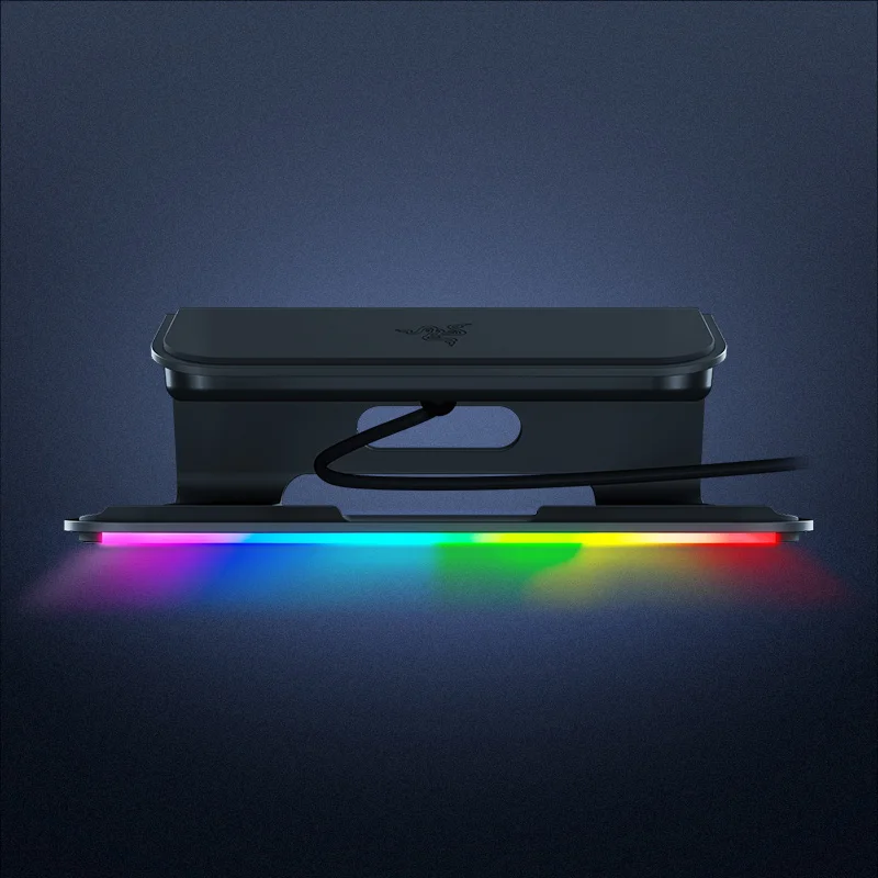 

Стойка для ноутбука Razer Chroma V2, эргономичный дизайн, анодированная алюминиевая конструкция, 4-х портовый телефон, двойной монитор