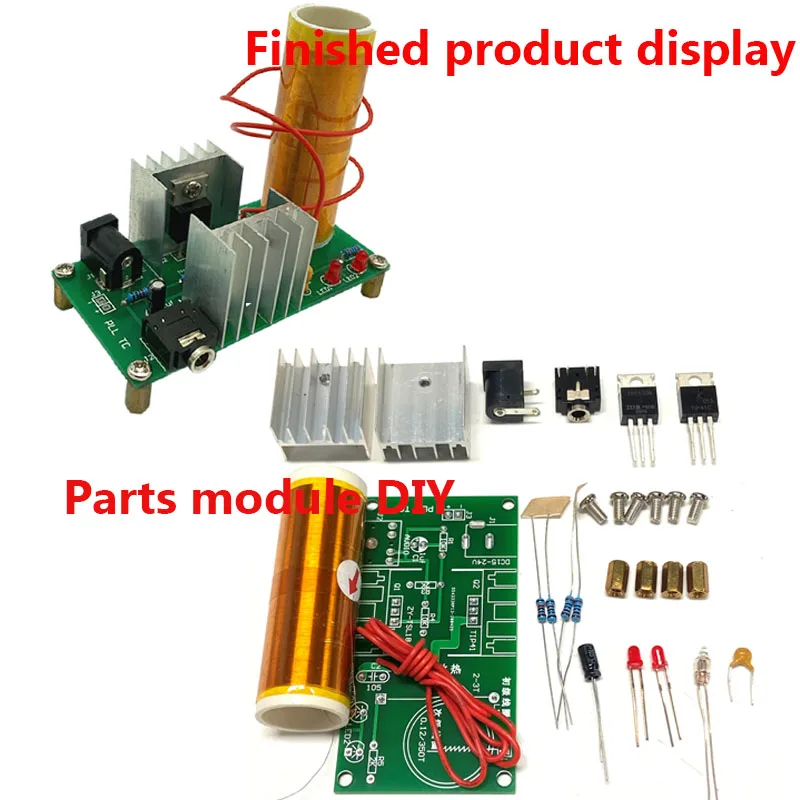 

DIY Tesla Coil Kit Music Coils Plasma Arc Firing Fun Electronic Production Plasma Scientific Toy