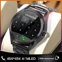 new bluetooth call men smart watch 454454 amoled 1 39 inch screen business watch waterproof ip68 smartwatch men for android ios