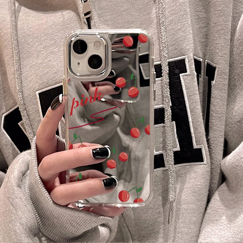 

Makeup Mirror Plating Shockproof Phone Cases for iPhone 12 Case iPhone 11 12 13 14 Pro Max X Xs XrMax Fundas Soft TPU Back Cover