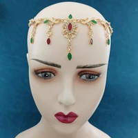 moroccan wedding jewelry collection arabic bride hair beads luxury womens earrings algerian womens head chain jewelry gifts
