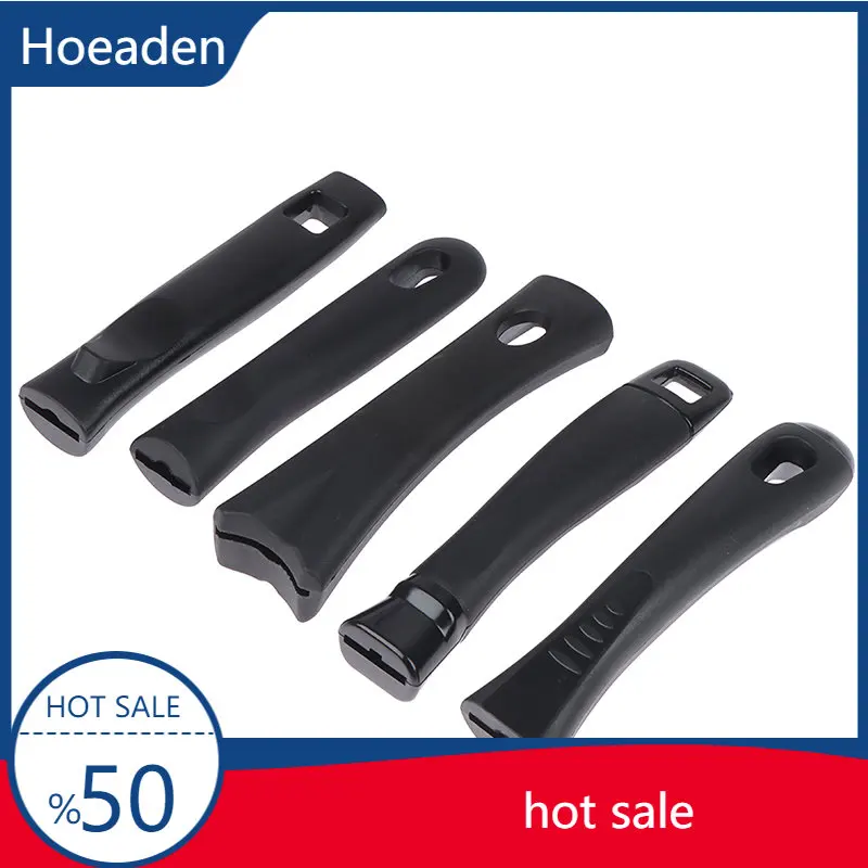 

Pan Pot Handle Black Bakelite Long Handle Grip Universal Kitchen Cookware Parts