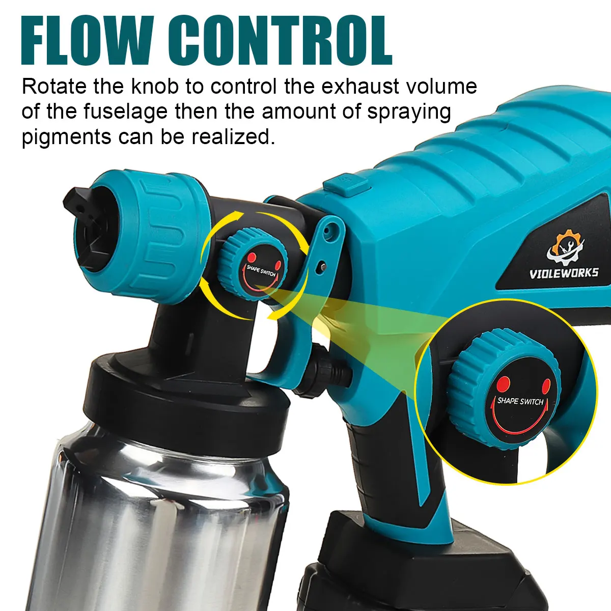 Электрический распылитель краски 1000 мл 32000 об/мин | Инструменты