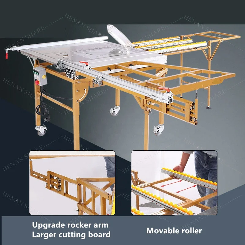 Модель Jt-9bx беспыльная пила скользящая Точная Складная стол для панельной пилы