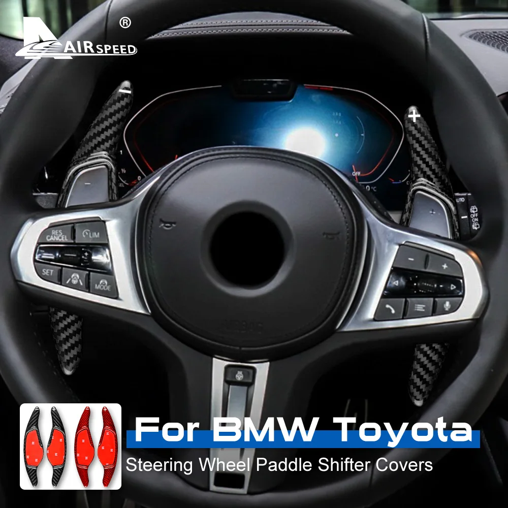

Carbon Fiber Car Steering Wheel Paddle Shifter for Toyota Supra BMW G30 X5 G05 G11 G20 X3 G01 G32 G02 G07 G12 G15 Accessories