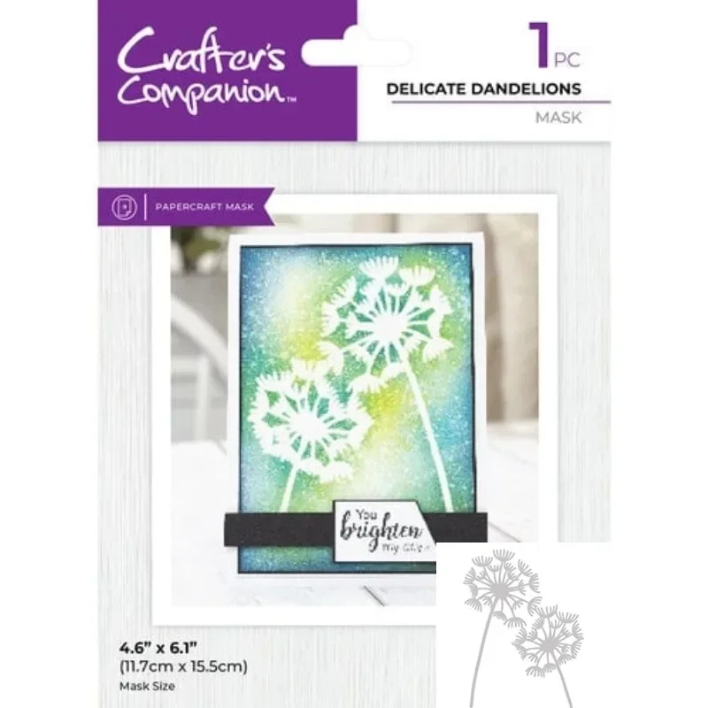 Скрапбук Нежные одуванчики Трафарет Металлические штампы Штампы Украшение для