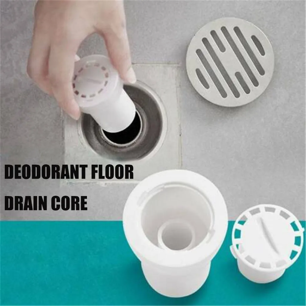 

New Bath Shower Floor Strainer Cover Plug Trap Siphon Sink Kitchen Bathroom Water Drain Filter Insect Prevention Deodorant