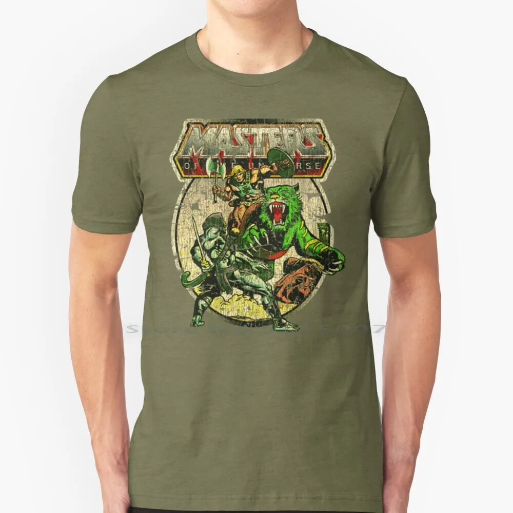 Футболка He Man Vs Skeleton or Masters Of The Universe 100% хлопок 1980s |