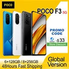 Смартфон глобальная версия POCO F3, 6 ГБ, 128 ГБ8 ГБ, 256G, Восьмиядерный процессор Snapdragon 870, телефон с экраном 6,67 дюйма 120 Гц E4 AMOLED