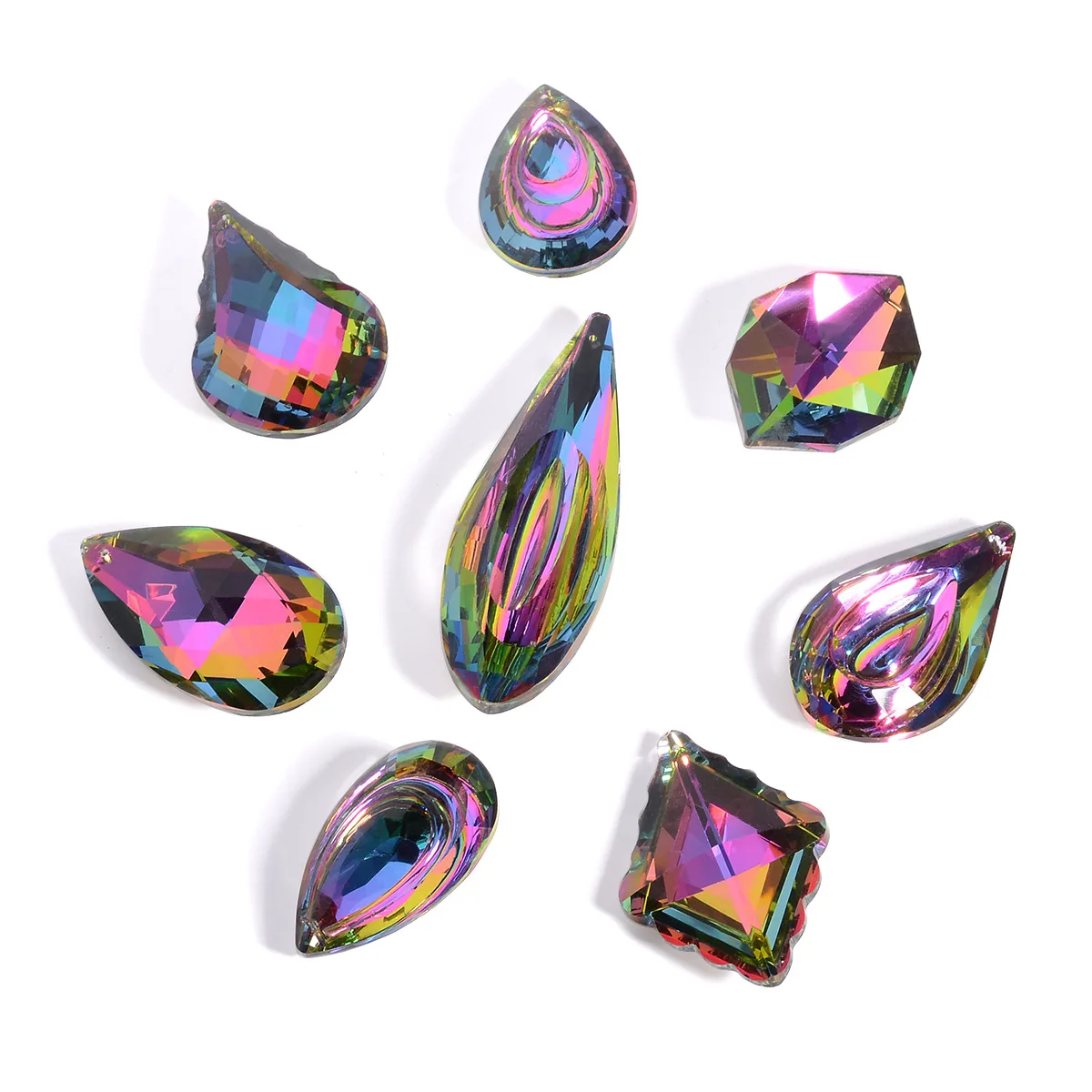 Стеклянная Люстра В Форме Кленового Листа 38/50/63/76 мм