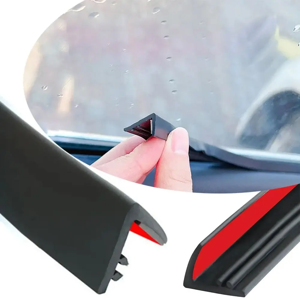 

7-Shape Car Window Seal Strip Waterproof Noise Insulation Car Side Window Gap Filler Auto Accessories Windproof Rubber Seals