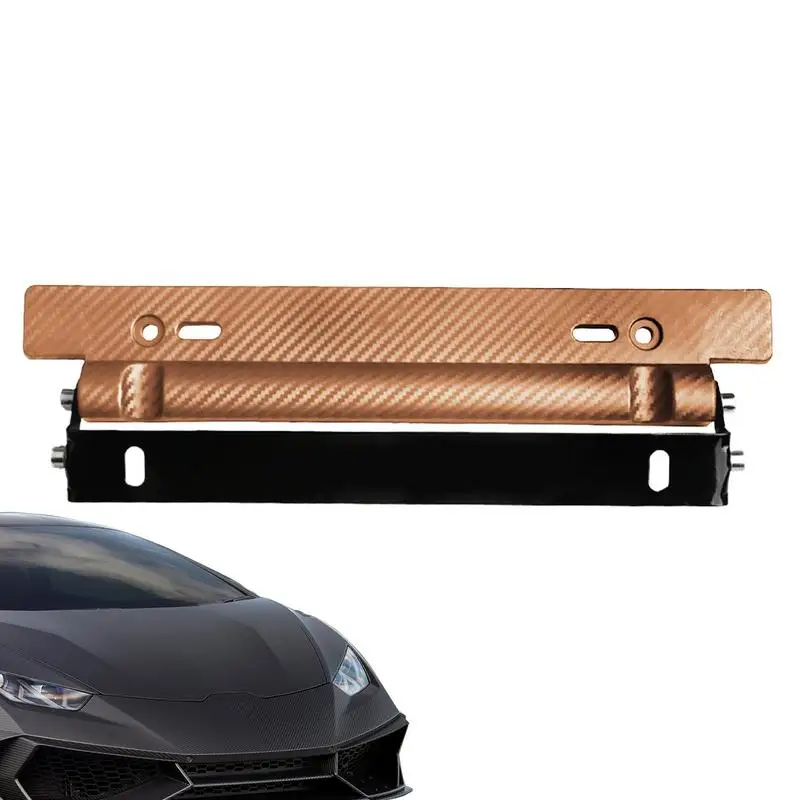 

Держатель номерного знака, вращающаяся рамка, защитный кронштейн, углеродное волокно, устойчивый к коррозии, универсальный черный номерной знак США