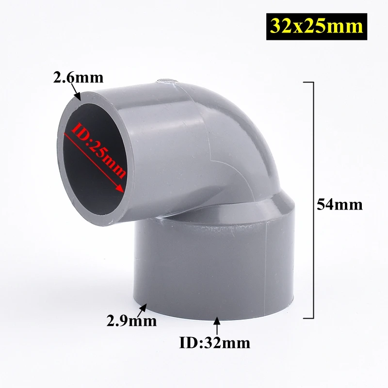 

SgooHan редукционные фитинги для ПВХ труб 25~63 мм