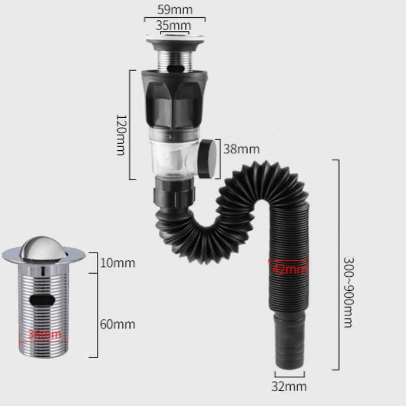 Откидной слив для кухонной раковины выдвижной дезодорирующий фильтр гибкая