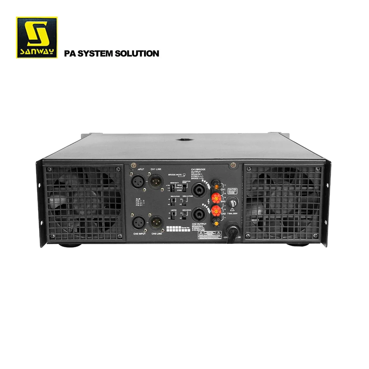 Двухканальный усилитель мощности трансформатора класса H высокой CA30 8100 Вт