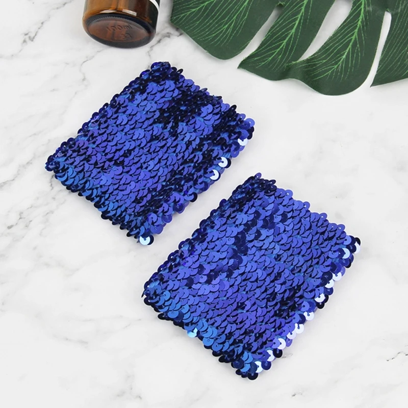 Женские модные блестящие манжеты на запястье эластичные Блестящие рукава руку