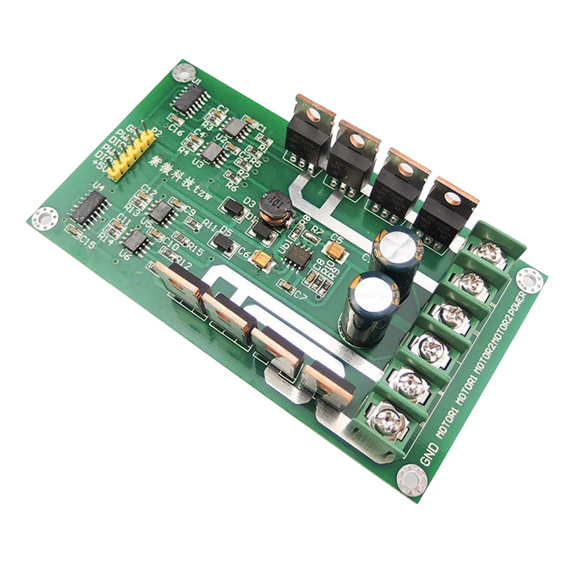 

Dual Motor Driver Module Board H Bridge DC PWM Motor Driver Board With MOSFET Driver Chip MOSFET IRF3205 3-36V 10A