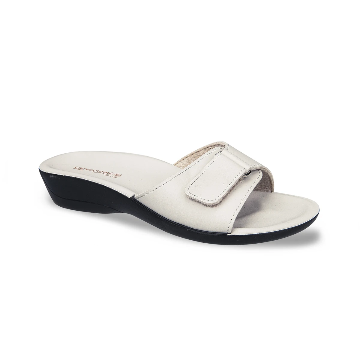 

Женские шлепанцы CEYO SİENA-4, повседневные Шлепанцы из искусственной кожи бежевого, красного, черного цветов, домашняя модная летняя одежда