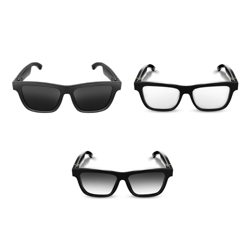 

Очки с музыкой для звонков в режиме громкой связи для женщин и мужчин Беспроводные солнцезащитные очки с Bluetooth совместимые со встроенным ми...