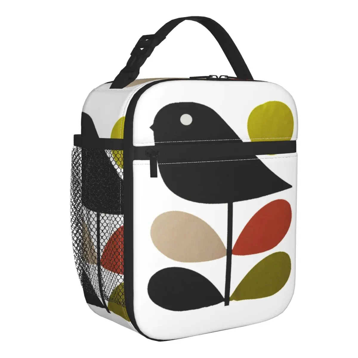 

Изолированные сумки для обеда Orla Kiely Stem и Bird, для кемпинга, путешествий, в скандинавском стиле, портативный охладитель, термо-бокс для женщин ...