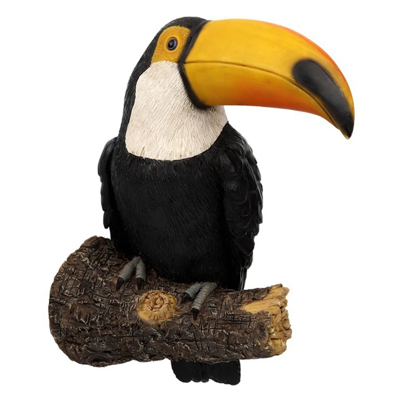 

Искусственное украшение для птиц AT69, подвесное уличное украшение для двора и сада, украшение ручной работы из смолы