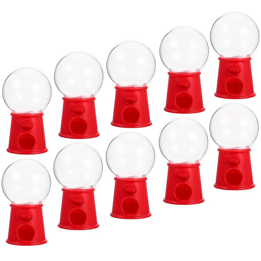 10 Pcs Candy Machine Gumball Dispenser Toy Machines Plastic Playthings Child Catcher Toys for Gumballs