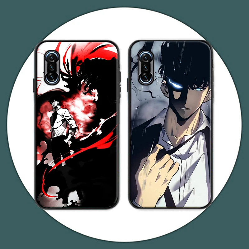 

I Upgrade Alone Korean Manga Phone Case For iPhone 13 Pro MAX 13 Mini SE 2016 2020 Funda Coque Carcasa Cases Back Cover Soft TPU