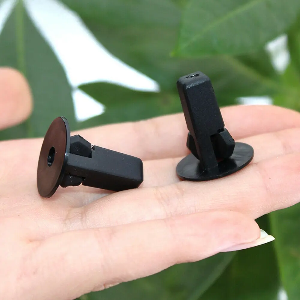 

Door Car Rivets For Toyota Nylon Surface ​100Pcs 0.31x0.32inch 20.5mm dia 8x8.2mm Black