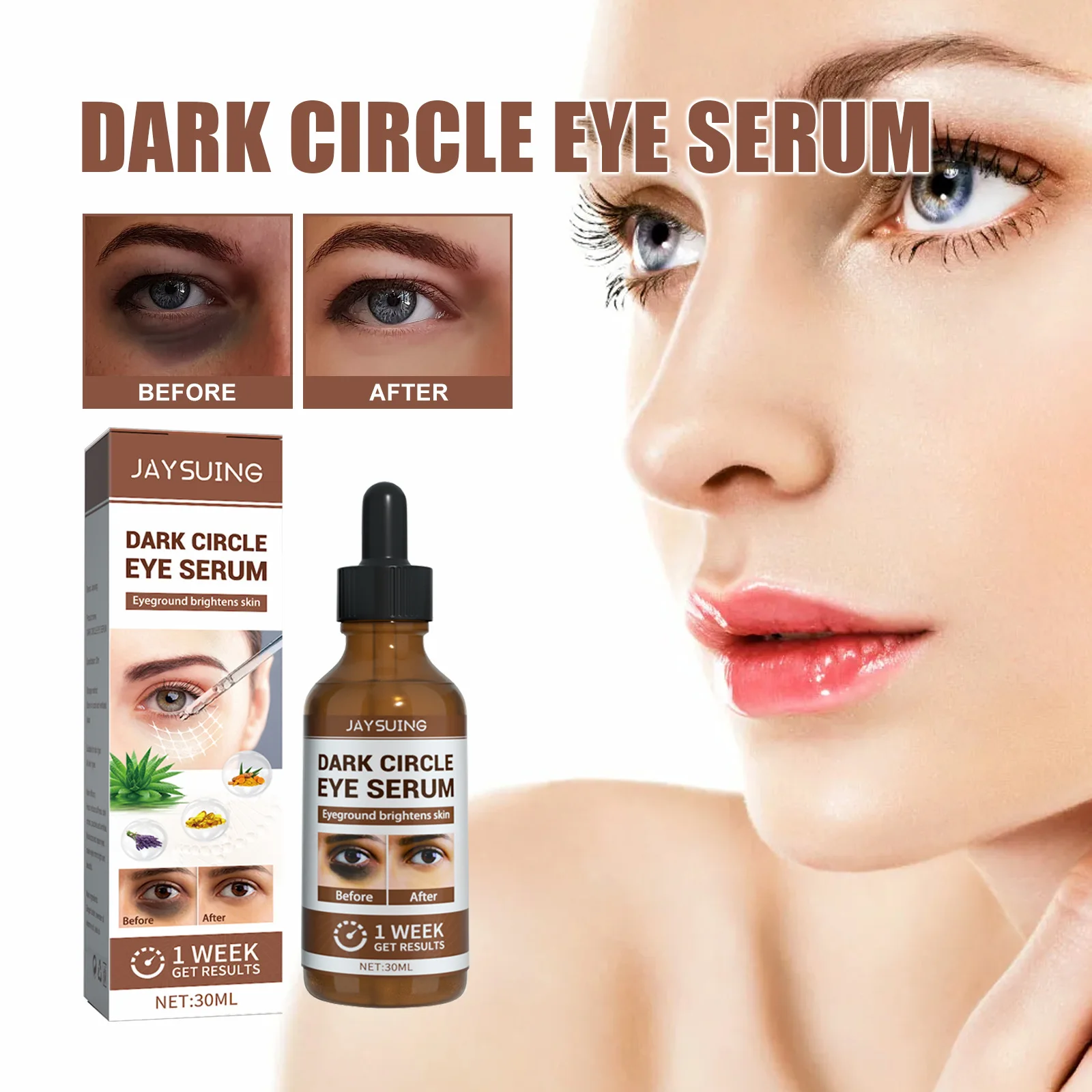 

Remove Dark Circles, Improve Eye Bags, Lift and Tighten Essence Oil, Fade Fine Lines, Edema, Moisturize and Whiten