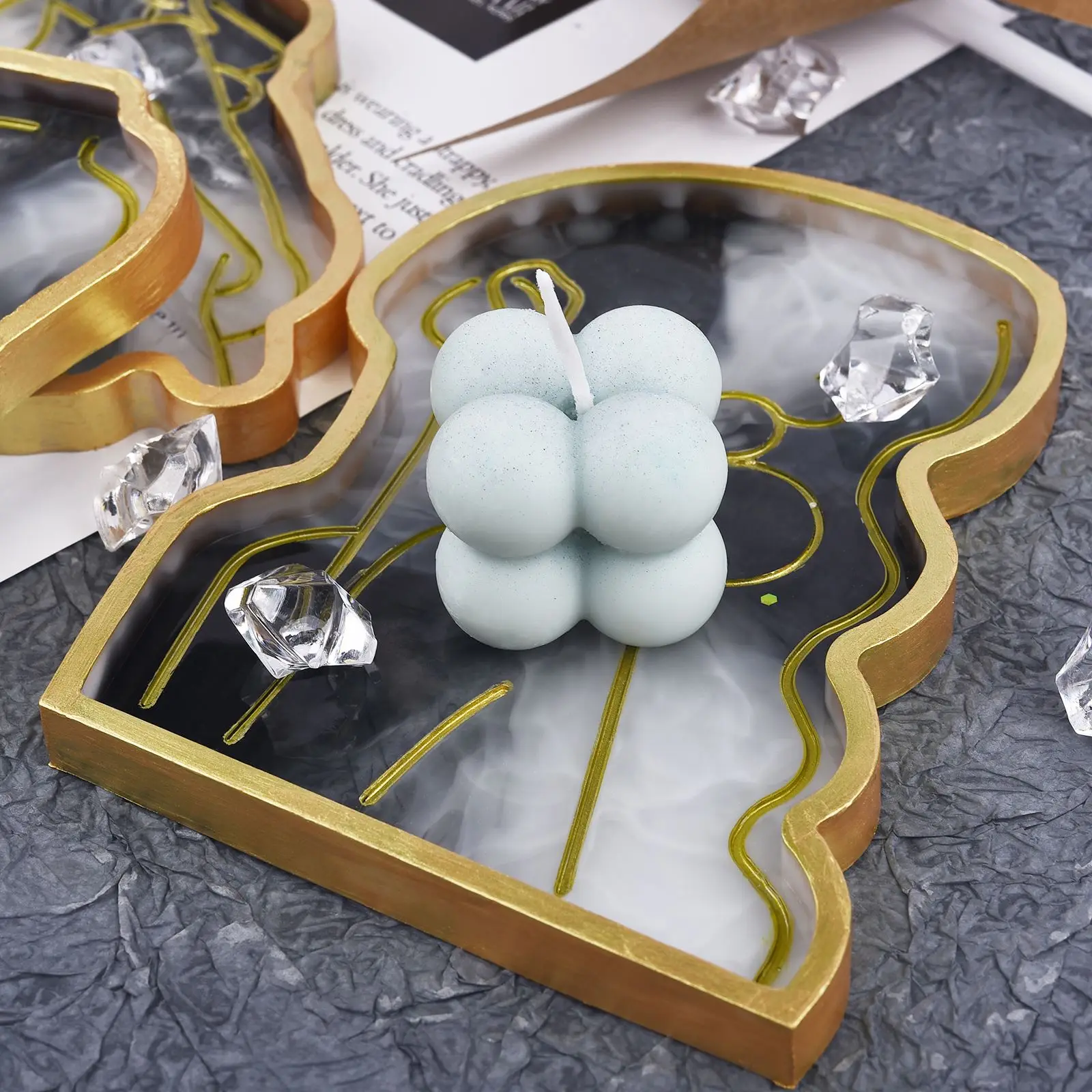 

Tray Plate Dish Silicone Mold DIY Girl Mannequin Body Plate Epoxy Crystal Resin Mold Gypsum And Concrete Craft Home Decoration