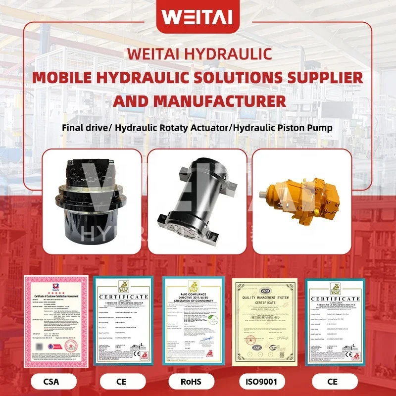 WEITAI OEM ODM Заводская поставка 40nx2 6002 45 50 56 305 Экскаватор Гидравлический ходовой