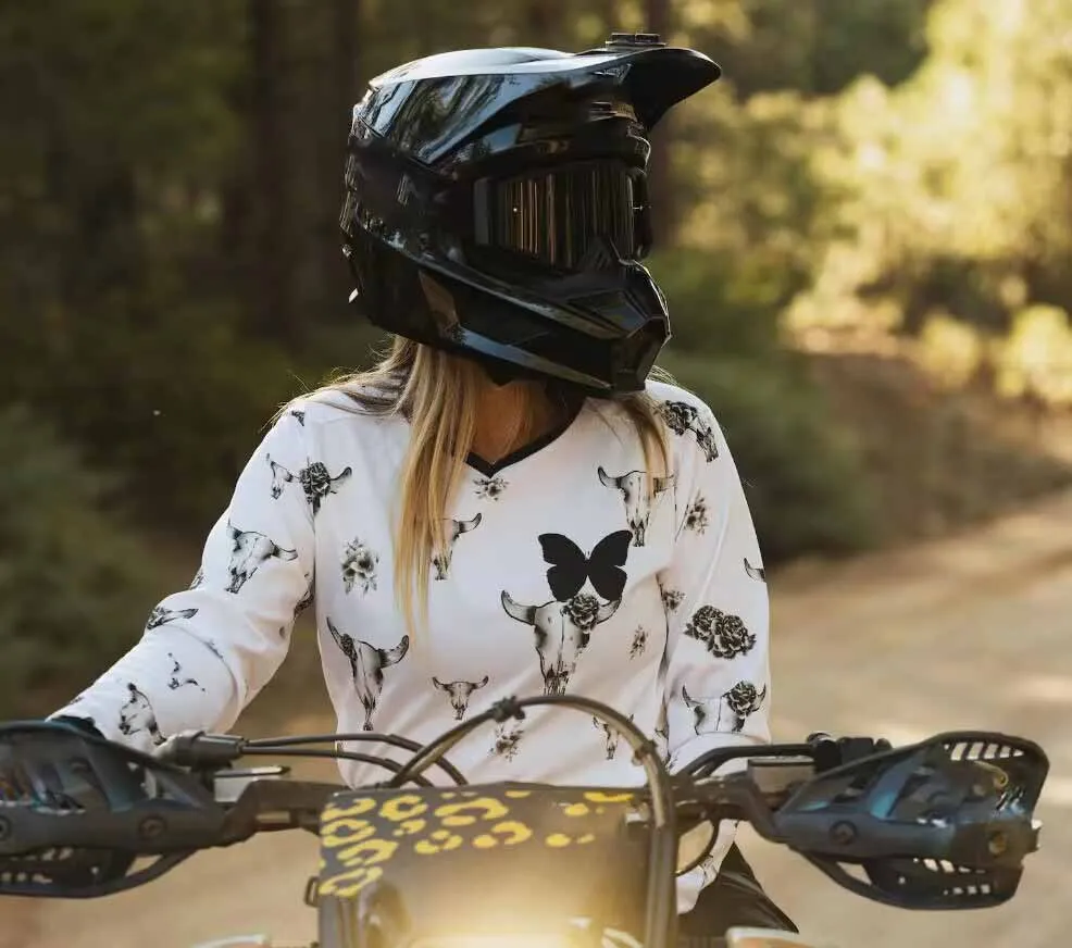 2024 Женская велосипедная толстовка горный велосипед Джерси для эндуро и