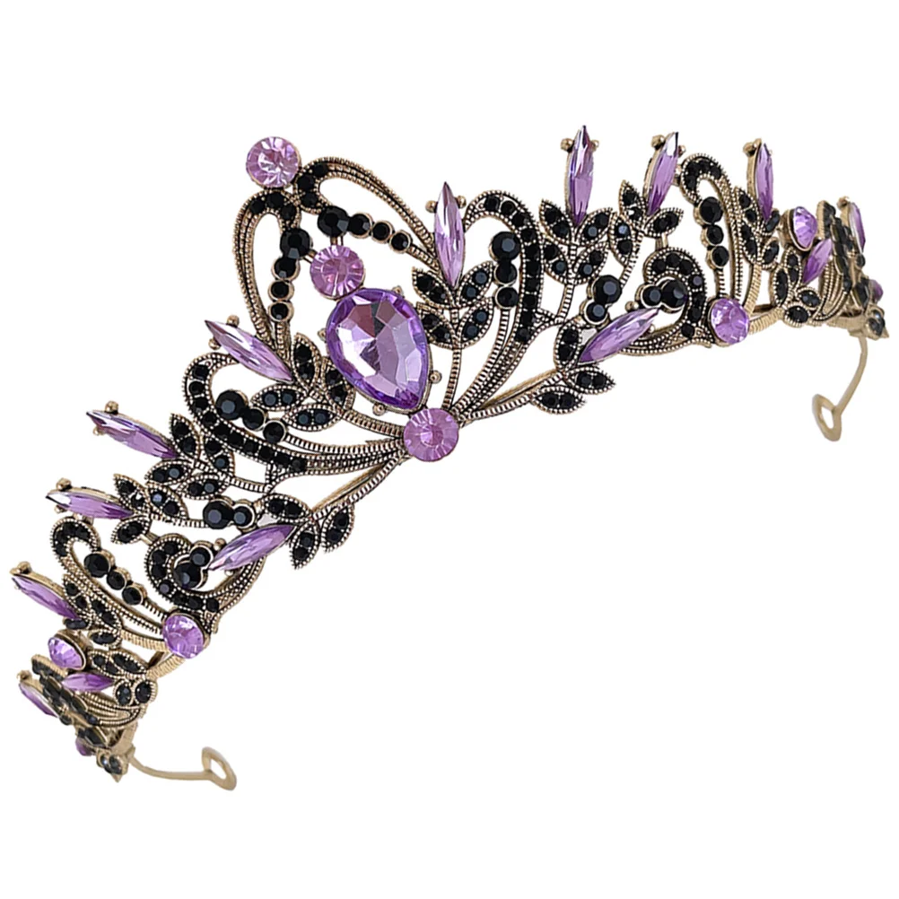

Crown Hair Accessory Wedding Rhinestones Headband Accessories Crowns Bride Birthday Tiara Miss