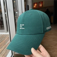 6 colors letter embroidery baseball caps all match spring summer sun hat men women adjustable visors 2022 fashion street