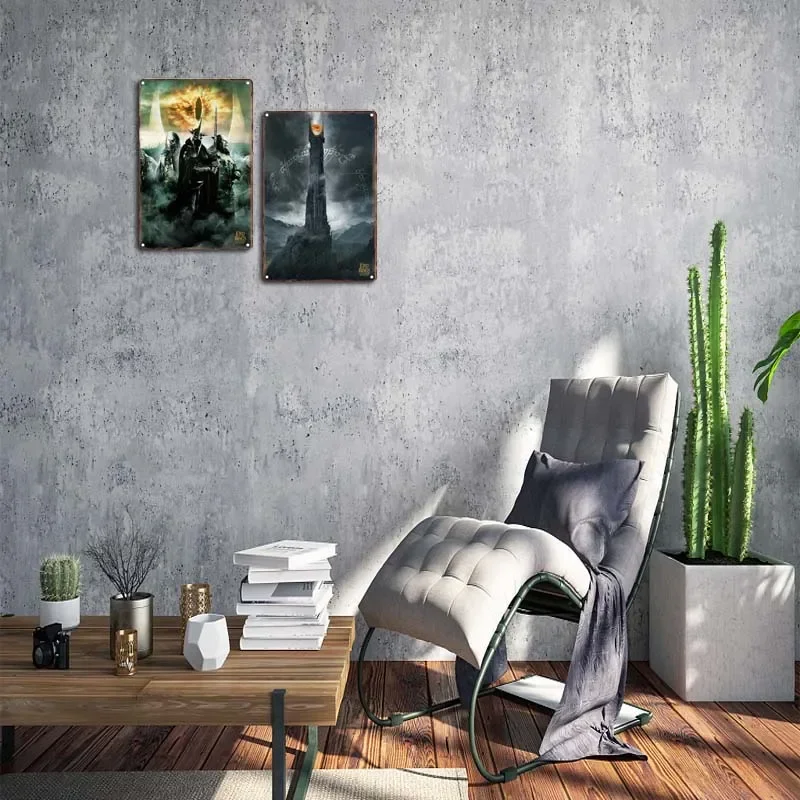 Черные ворота Мордора винтажный домашний декор украшение для комнаты на заказ